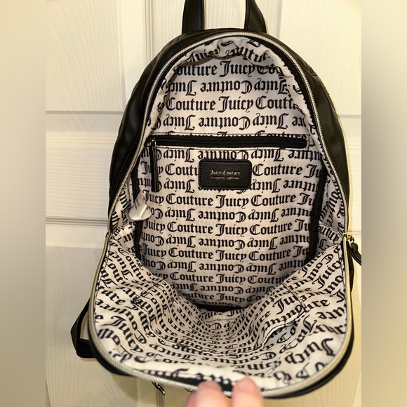 Black juicy couture backpack purse - Picture 3 of 3